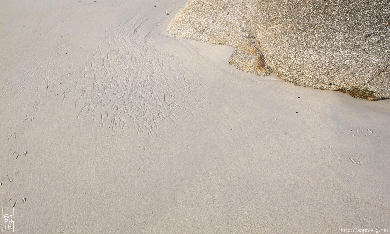 Traces in the sand 1280×768 desktop wallpaper Traces sur le sable