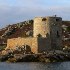 Cromwell’s castle at sunset