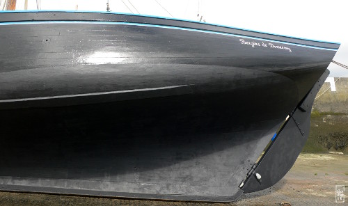 Detail of the hull - Détail de la coque